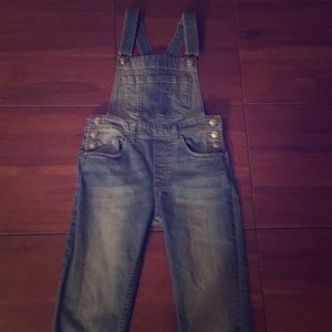 Denim overalls